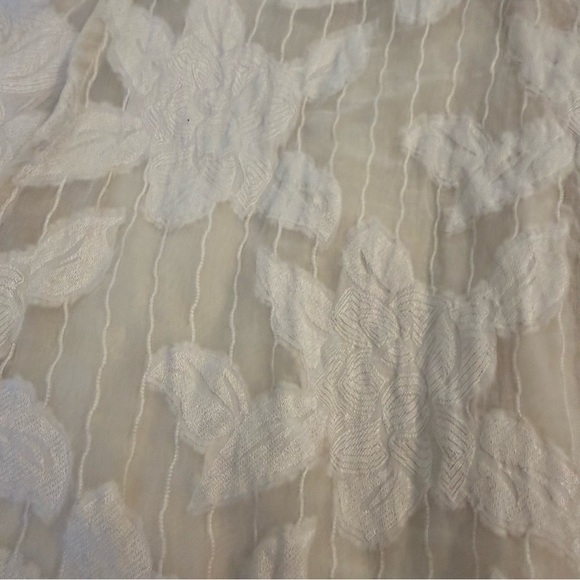 ASOS Just Me Satin Jacquard Maxi Dress in Cream Large - Picture 13 of 16